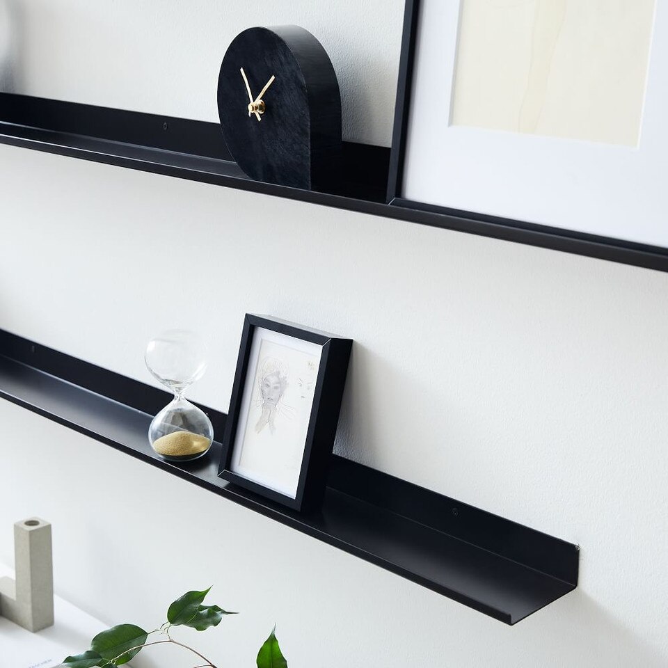 Floating Lines Metal Ledges West Elm UK
